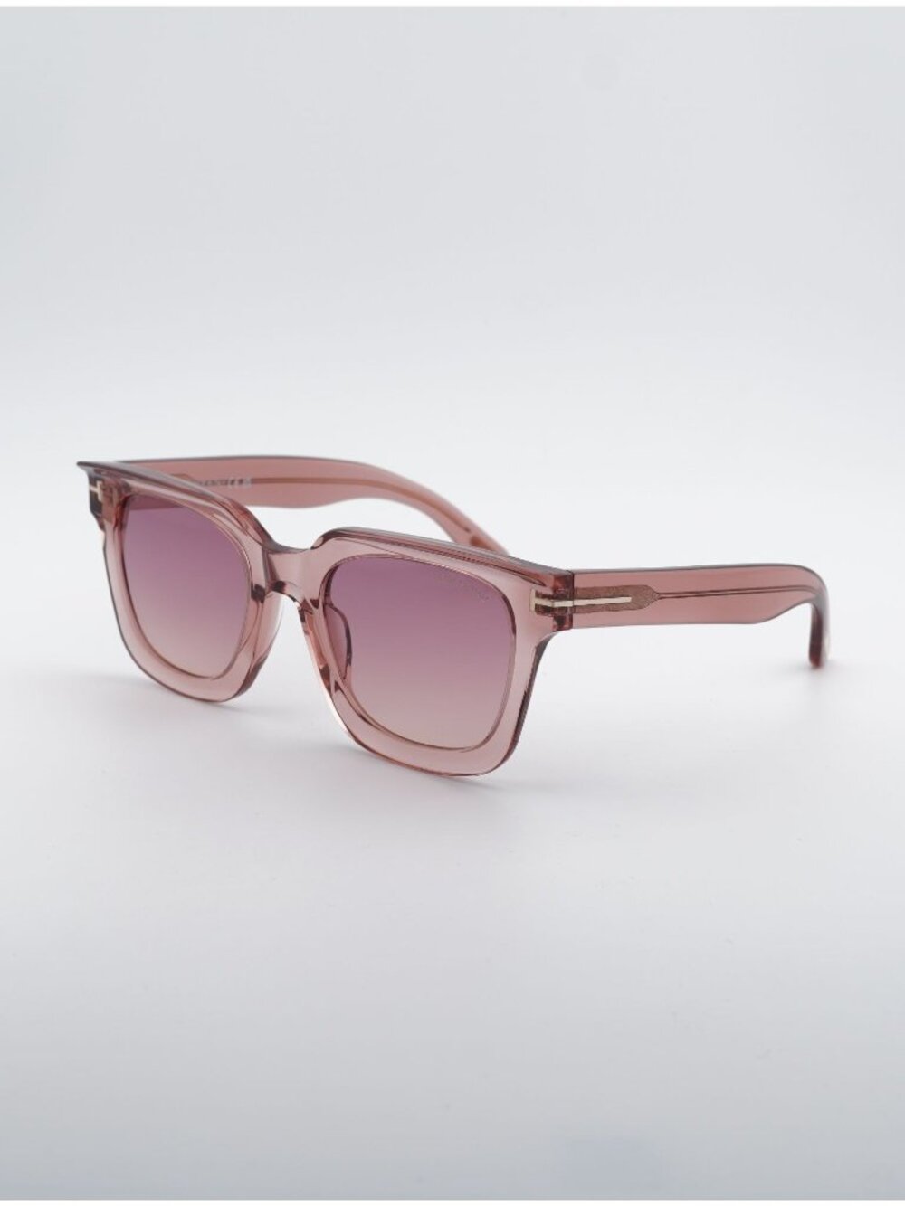 Tom Ford Leigh-02 FT1115 72Z Sunglasses Pink Square Frame